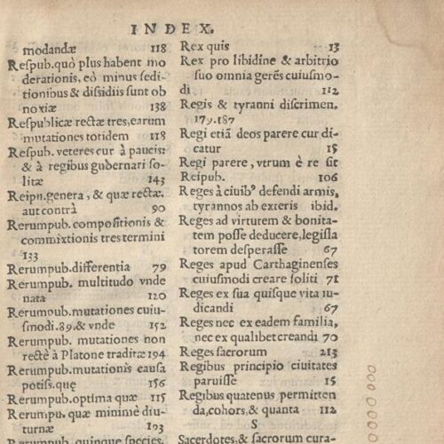 17 x 11 εκ. 343 + 47 σ. χ.α. + 1 ένθετο, όπου στο verso του εξωφύλλου χειρόγραφες σ